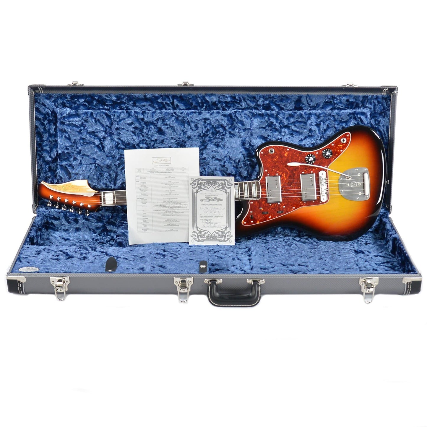 Shelton GalaxyFlite Super 3-Tone Sunburst Lacquer Electric Guitars / Solid Body