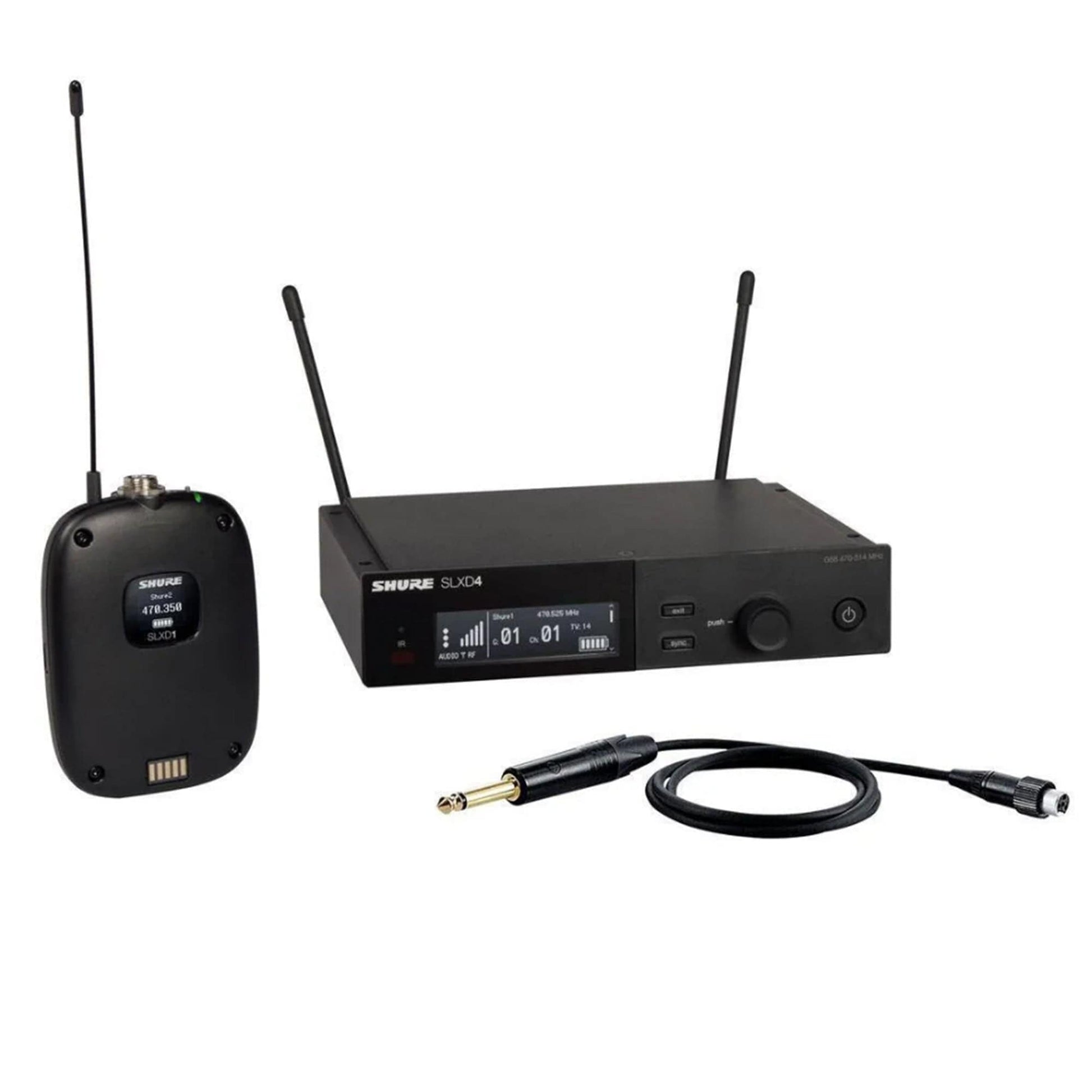 Shure SLXD14-J52 Wireless Guitar System J52 Band Pro Audio / Accessories / Wireless Transmitters