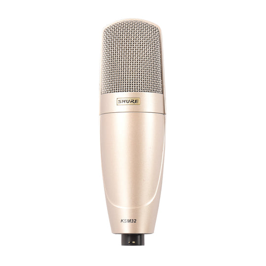 Shure KSM32 Cardioid Studio Condenser Microphone Champagne w/Shock Mount & Case Pro Audio / Microphones