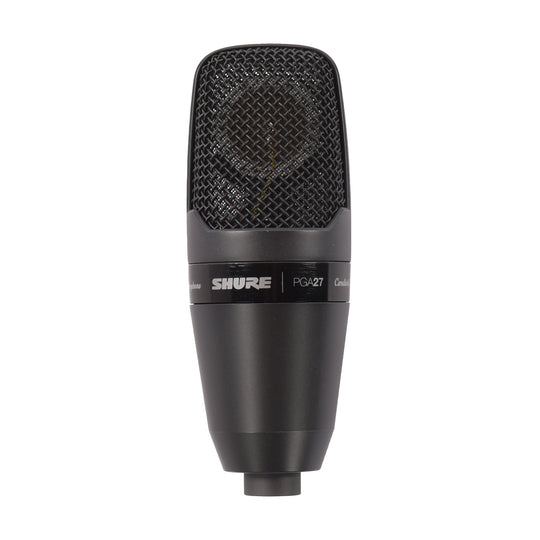 Shure PGA27 Large Diaphragm Side-Address Cardioid Condenser Microphone w/Shock-Mount & Case Pro Audio / Microphones