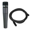Shure SM57-LC Cardioid Dynamic Microphone and 10' Microphone Cable Bundle Pro Audio / Microphones