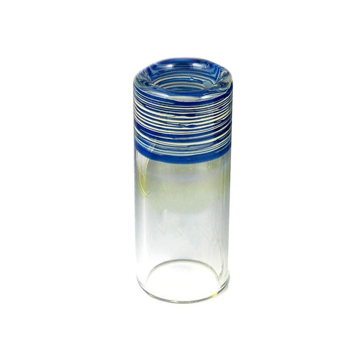 Silica Sound 424 Thick Regular Glass Slide - Cobalt Blue Accessories / Capos