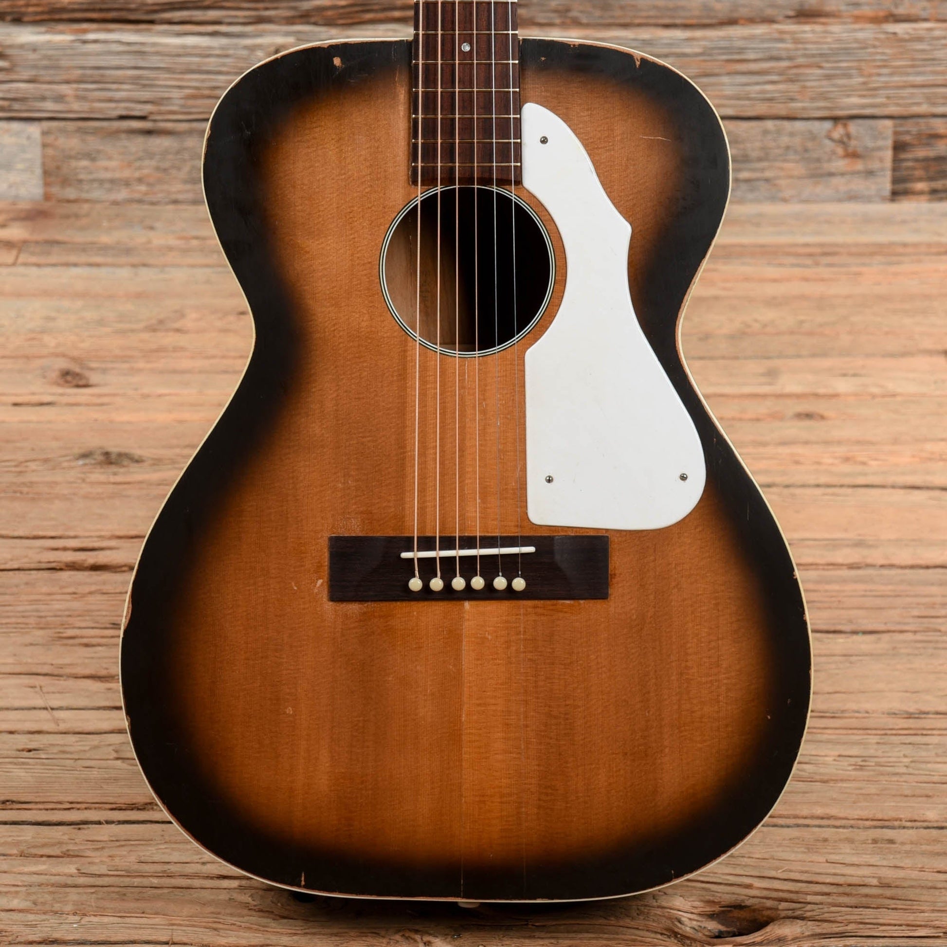 Silvertone H621 X-Brace Conversion Sunburst 1960s Acoustic Guitars / OM and Auditorium