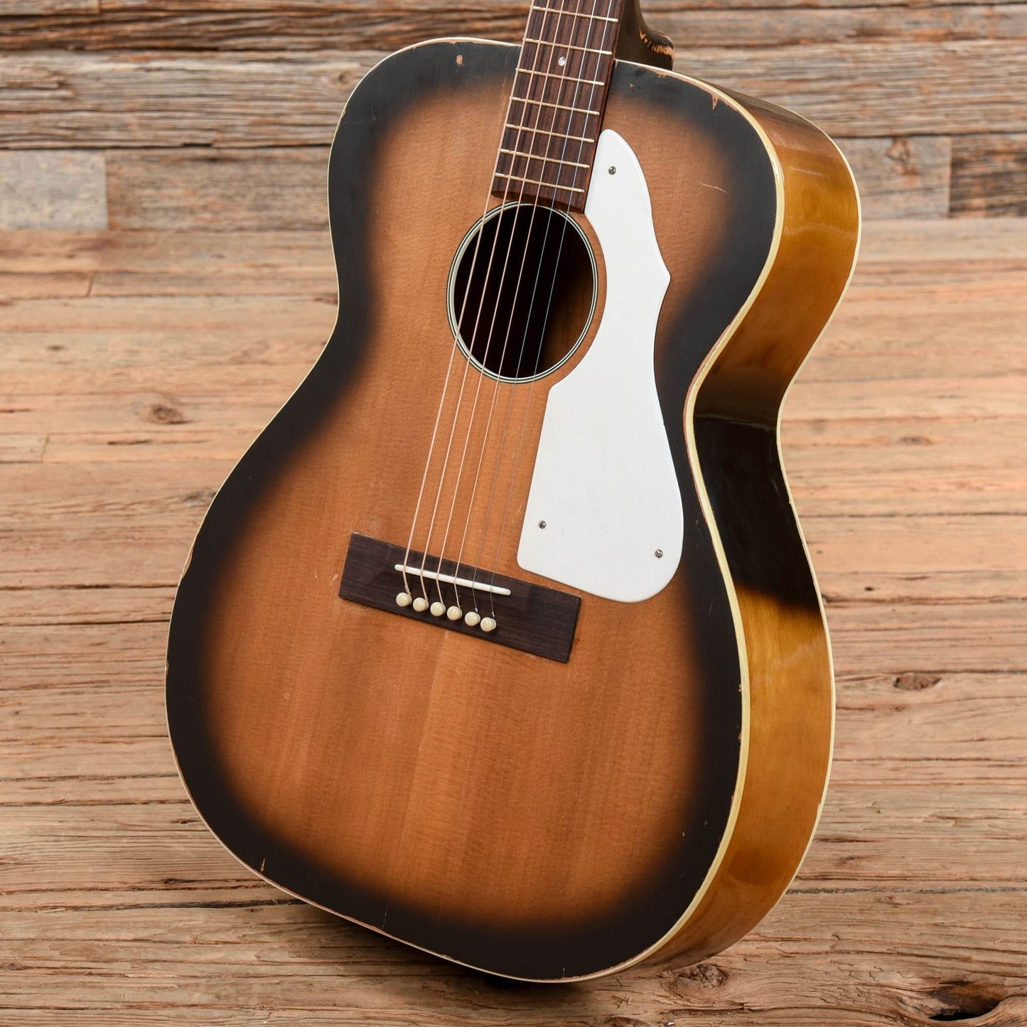 Silvertone H621 X-Brace Conversion Sunburst 1960s Acoustic Guitars / OM and Auditorium