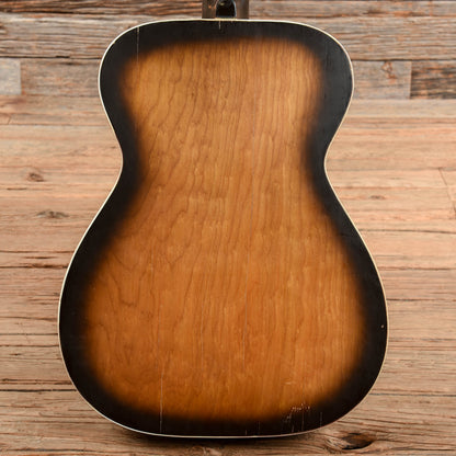 Silvertone H621 X-Brace Conversion Sunburst 1960s Acoustic Guitars / OM and Auditorium