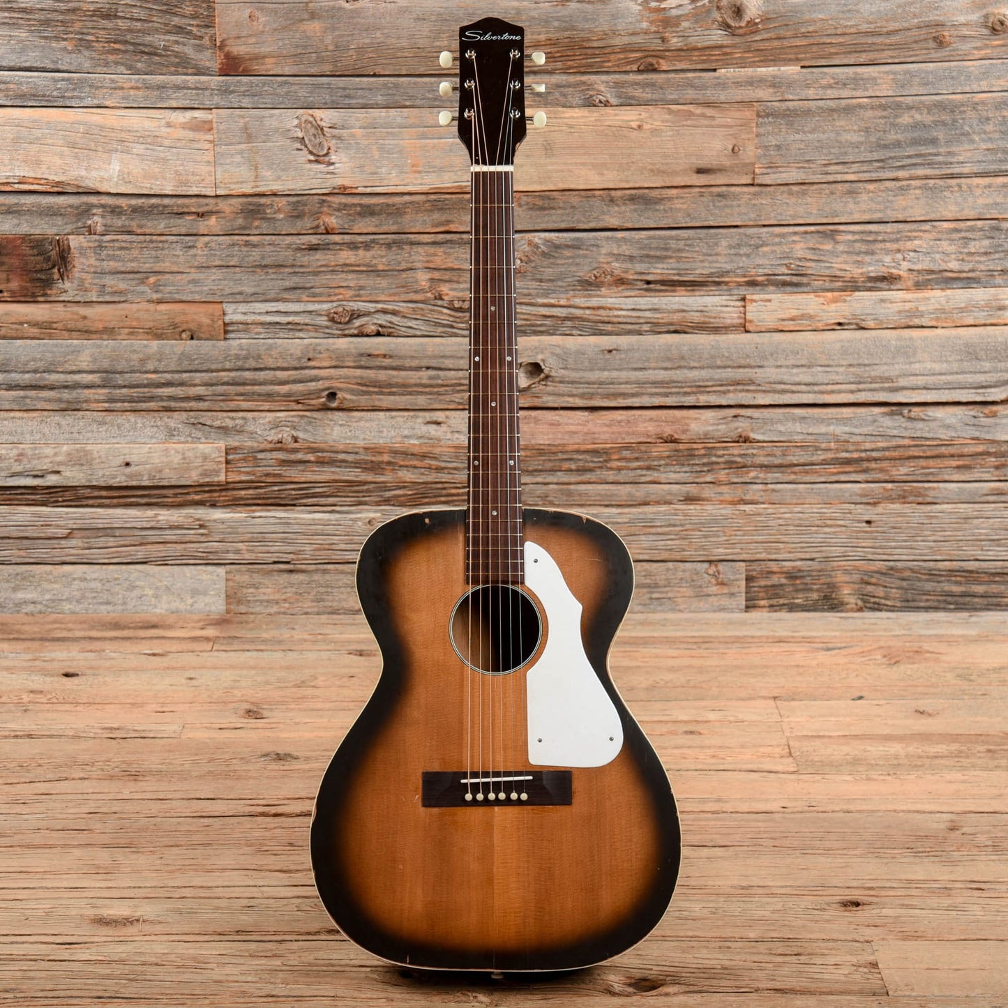 Silvertone H621 X-Brace Conversion Sunburst 1960s Acoustic Guitars / OM and Auditorium