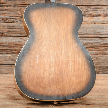 Silvertone H621 X-Brace Conversion Sunburst 1960s Acoustic Guitars / OM and Auditorium