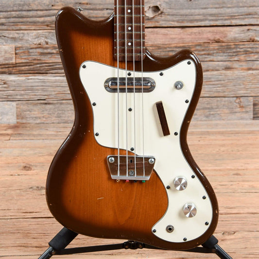 Silvertone 1442 Bass Brown Burst 1960s Bass Guitars / 4-String