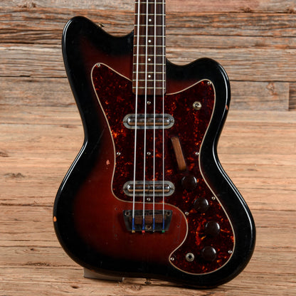 Silvertone Coral Bass Sunburst 1960s Bass Guitars / 4-String