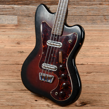 Silvertone Coral Bass Sunburst 1960s Bass Guitars / 4-String