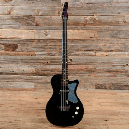 Silvertone 1444 Electric Bass Black Sparkle 1963 Bass Guitars / Short Scale