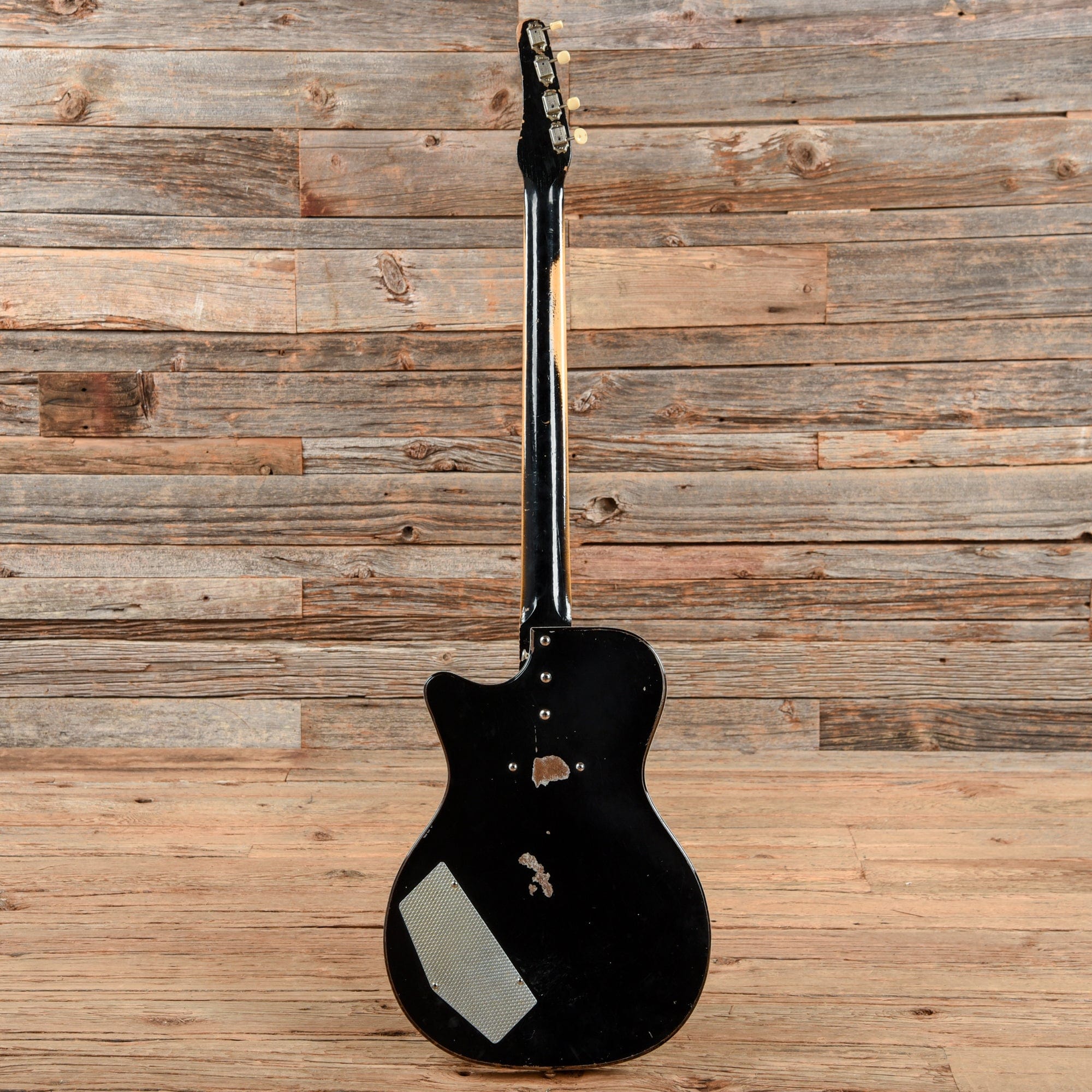 Silvertone 1444 Electric Bass Black Sparkle 1963 Bass Guitars / Short Scale