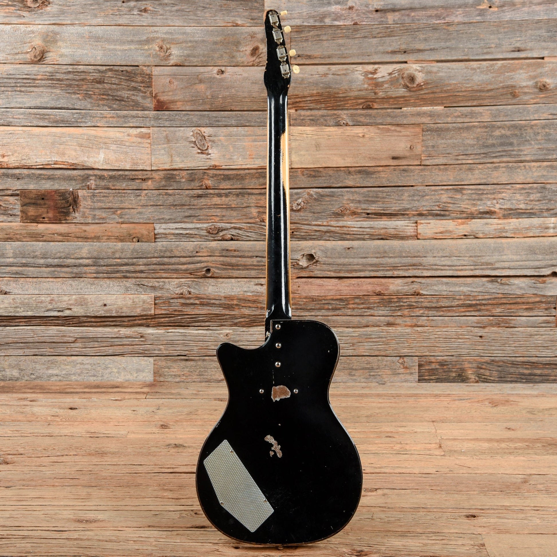 Silvertone 1444 Electric Bass Black Sparkle 1963 Bass Guitars / Short Scale