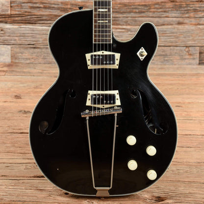 Silvertone 1446 Chris Isaak Black 1960s Electric Guitars / Hollow Body