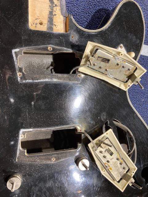 Silvertone 1446 Chris Isaak Black 1960s Electric Guitars / Hollow Body