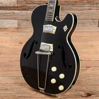 Silvertone 1446 Chris Isaak Black 1960s Electric Guitars / Hollow Body