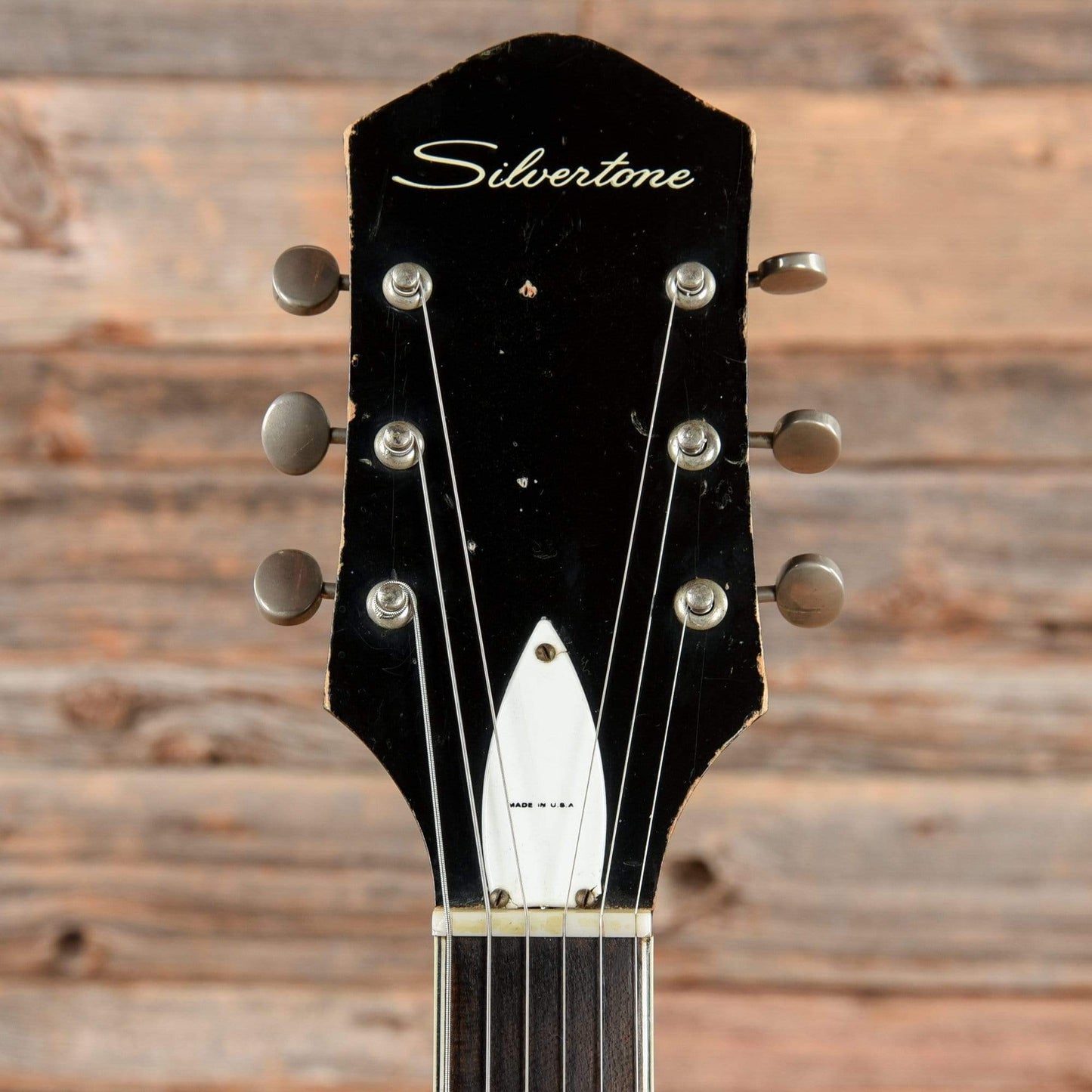 Silvertone 1446 Chris Isaak Black 1960s Electric Guitars / Hollow Body