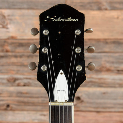 Silvertone 1446 Chris Isaak Black 1960s Electric Guitars / Hollow Body