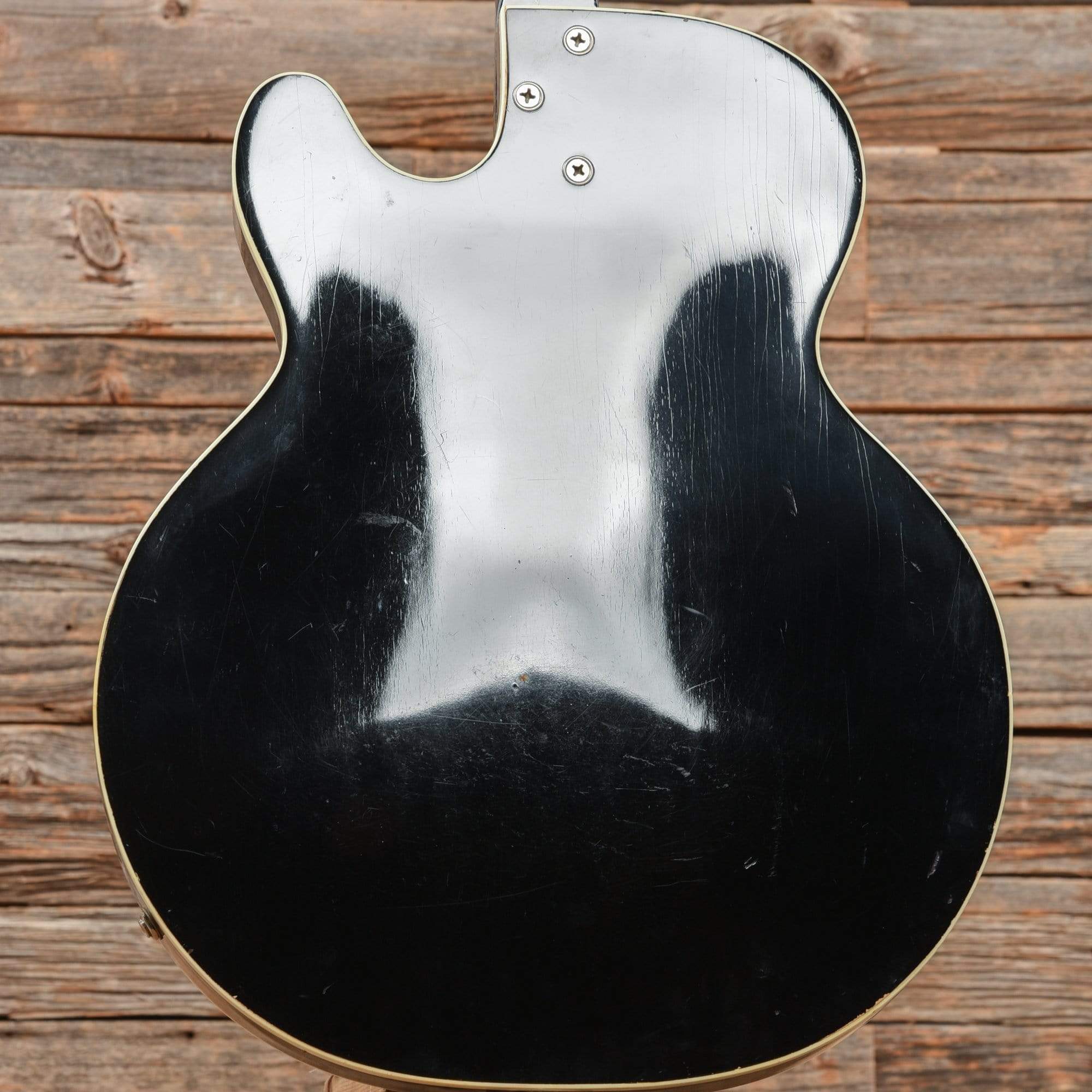 Silvertone 1446 Hollow Body Black 1960s Electric Guitars / Hollow Body