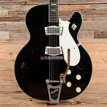 Silvertone 1446 Hollow Body Black 1960s Electric Guitars / Hollow Body