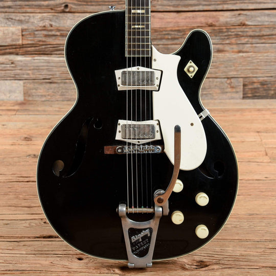 Silvertone 1446 Hollow Body Black 1960s Electric Guitars / Hollow Body
