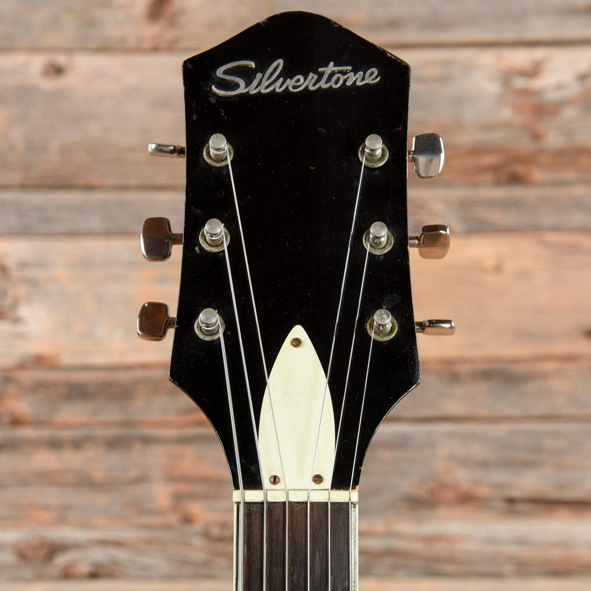 Silvertone 1446 Hollow Body Black 1960s Electric Guitars / Hollow Body