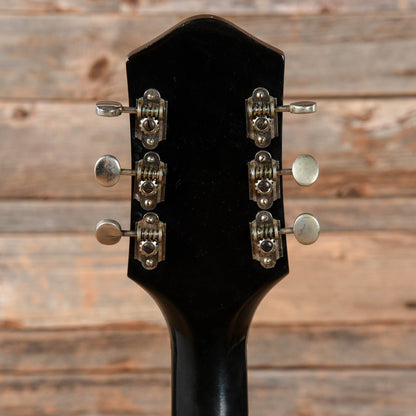 Silvertone Espanada Black 1960s Electric Guitars / Hollow Body