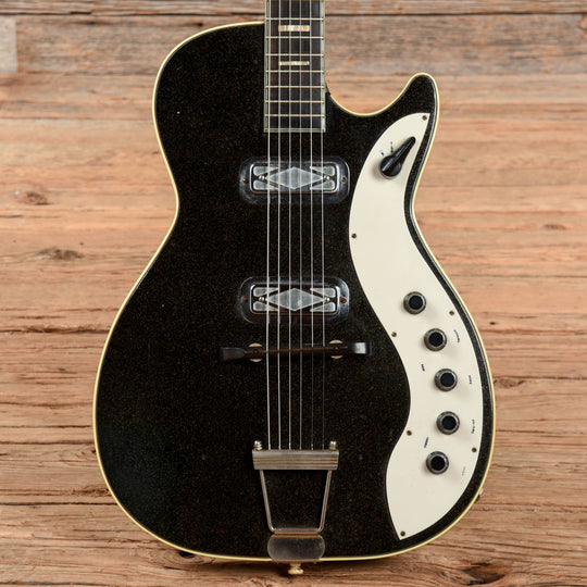 Silvertone Jupiter 1423 Black Sparkle 1960 Electric Guitars / Hollow Body