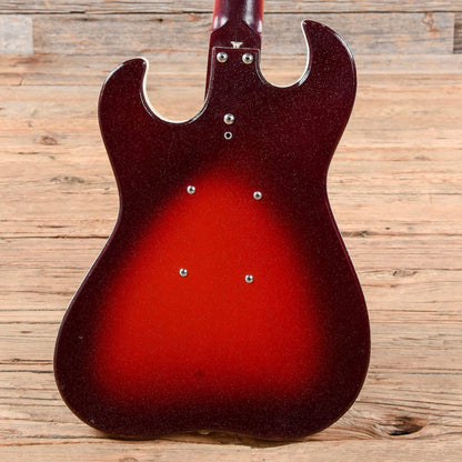 Silvertone 1457 2-Pickup w/Amp-in-Case Red Burst 1964 Electric Guitars / Lap Steel