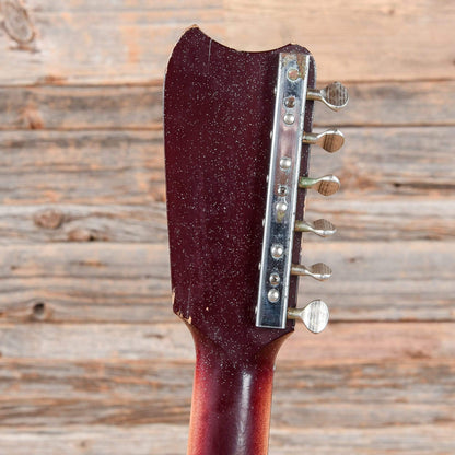 Silvertone 1457 2-Pickup w/Amp-in-Case Red Burst 1964 Electric Guitars / Lap Steel