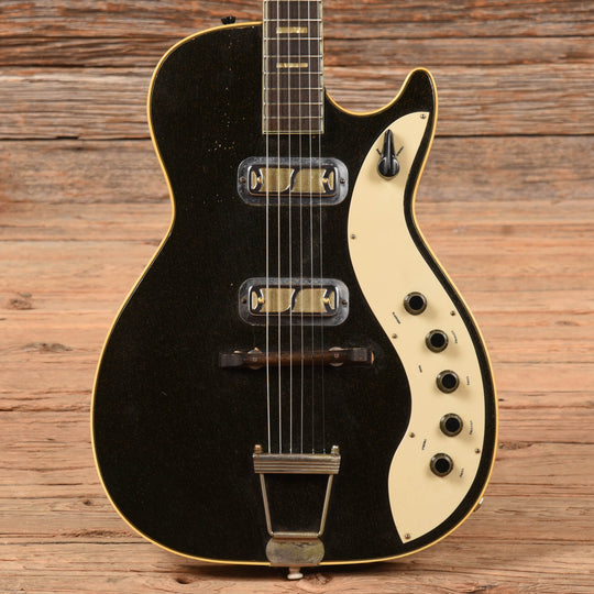 Silvertone Jupiter 1423 Black Sparkle 1962 Electric Guitars / Semi-Hollow