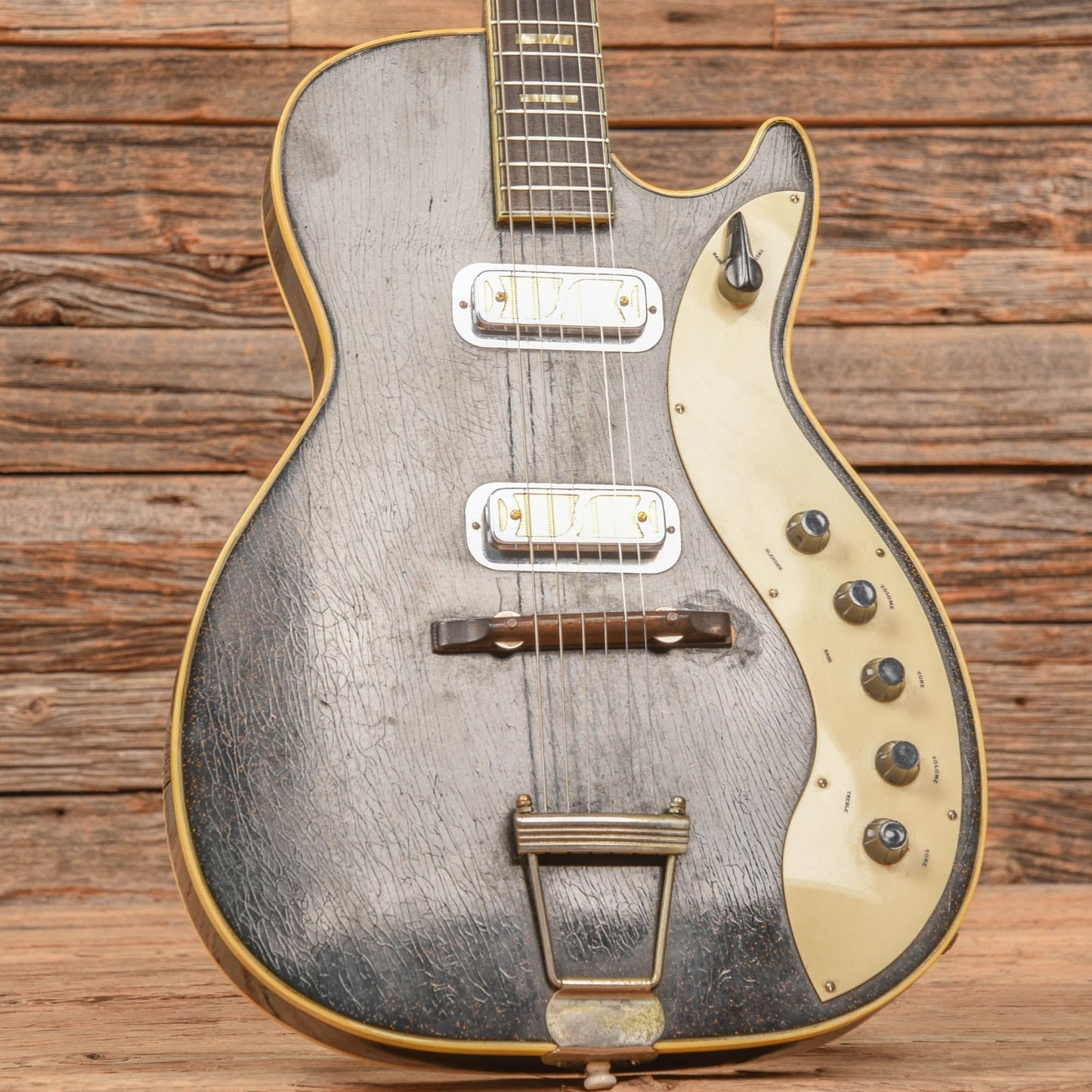 Silvertone Jupiter 1423 Black Sparkle 1962 Electric Guitars / Semi-Hollow