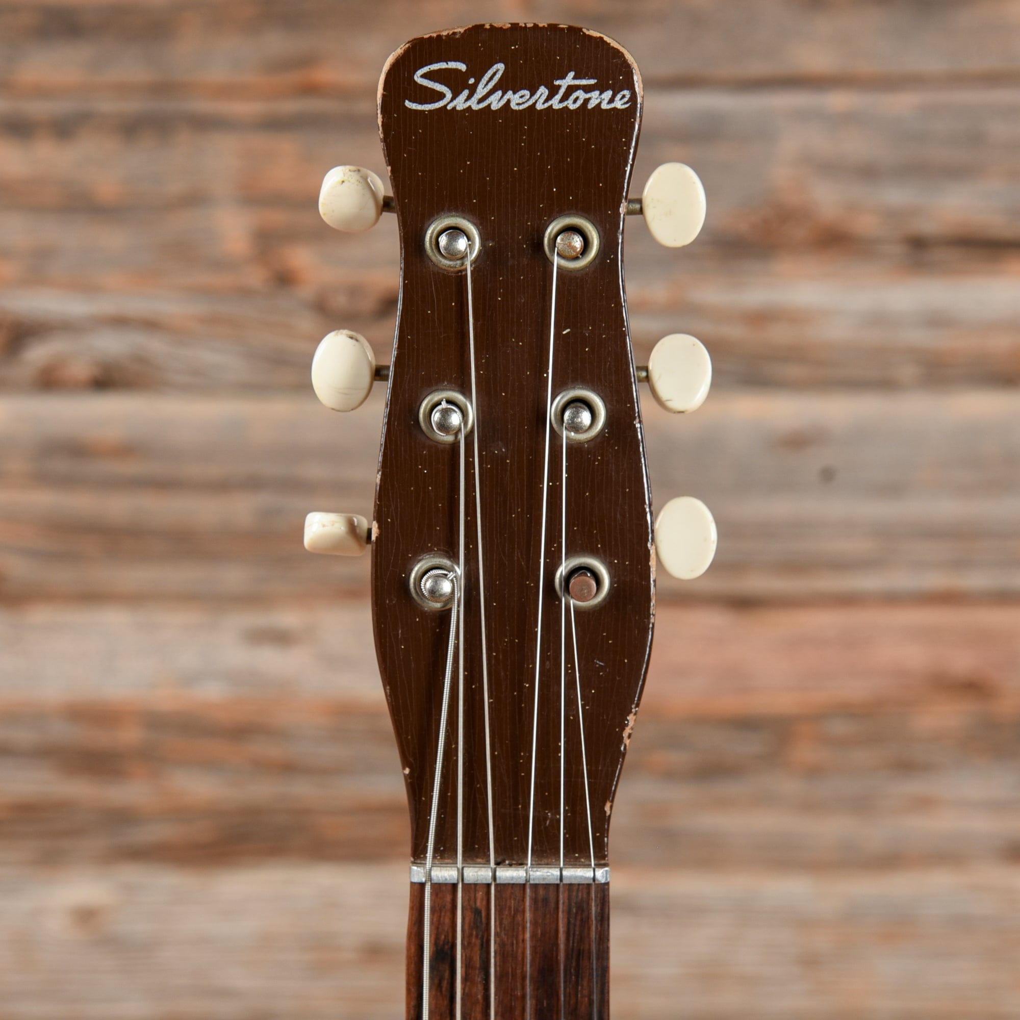 Silvertone Model 1304 Brown 1960s Electric Guitars / Semi-Hollow