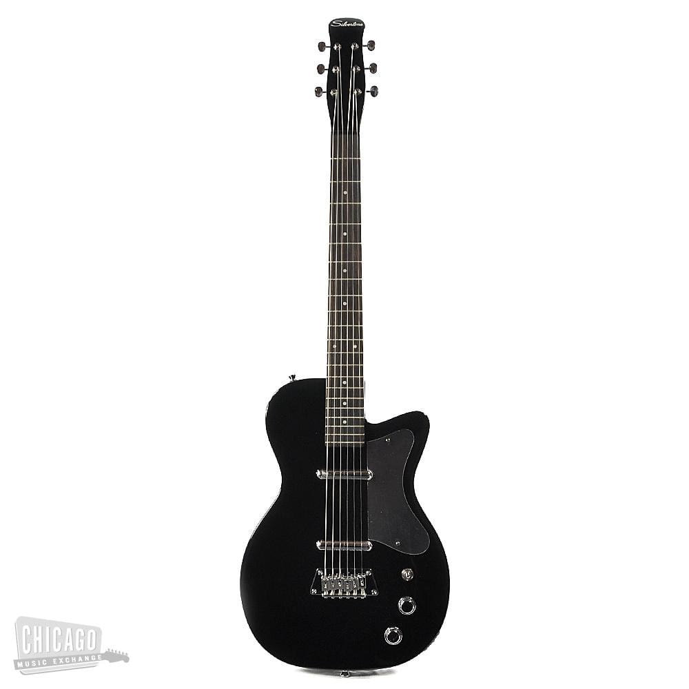 Silvertone 1303/U2 Black Electric Guitars / Solid Body