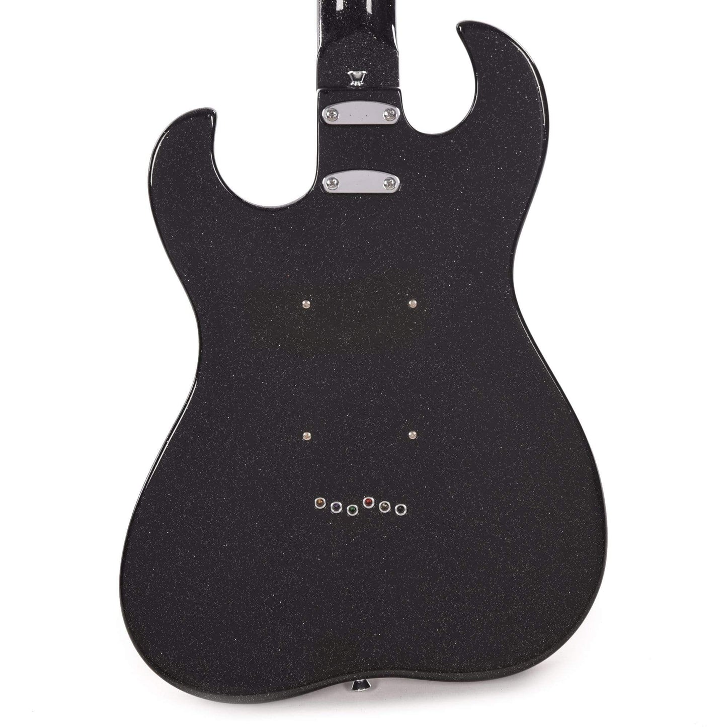 Silvertone 1449 Black Silver Flake Electric Guitars / Solid Body