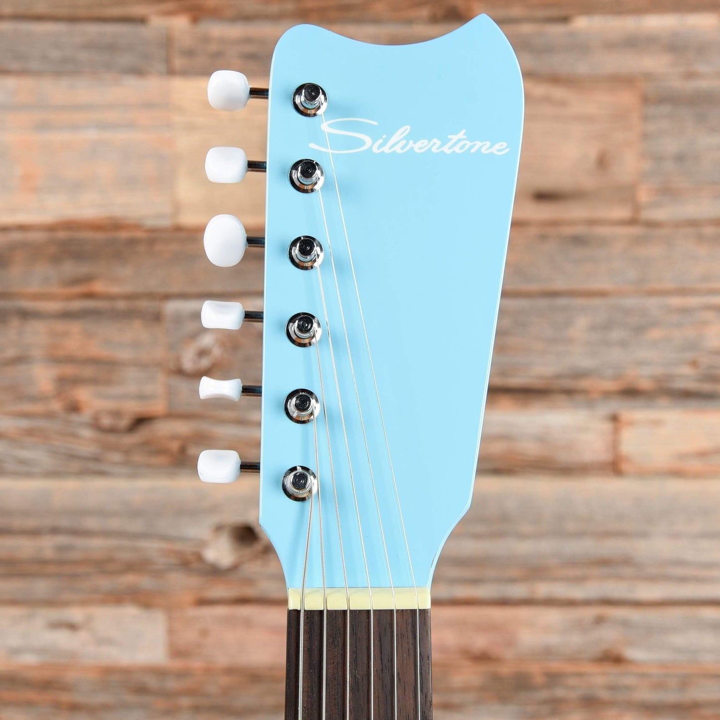 Silvertone 1449 Daphne Blue Electric Guitars / Solid Body