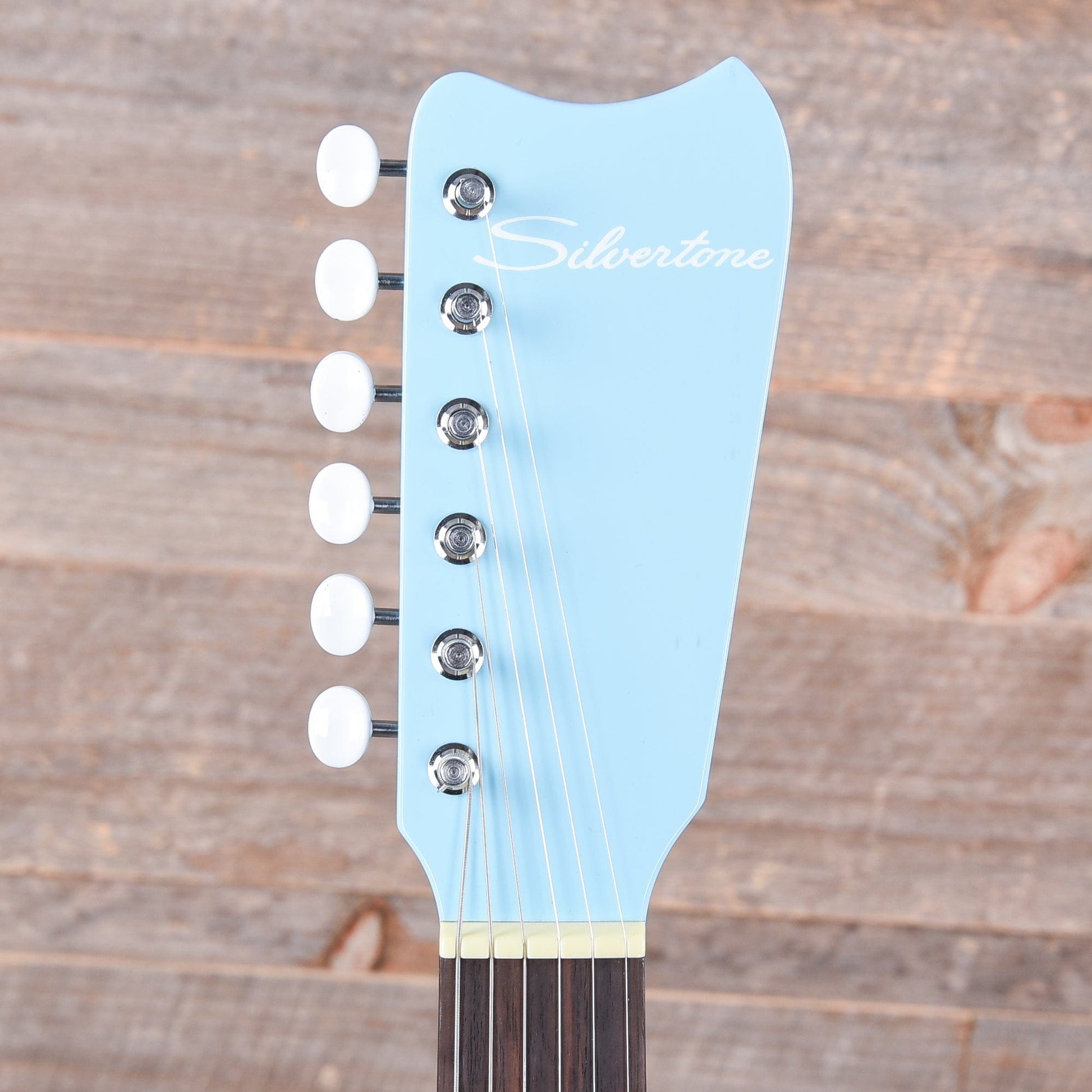 Silvertone 1449 Daphne Blue Electric Guitars / Solid Body