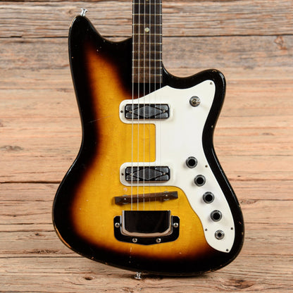 Silvertone Bobkat Sunburst 1966 Electric Guitars / Solid Body