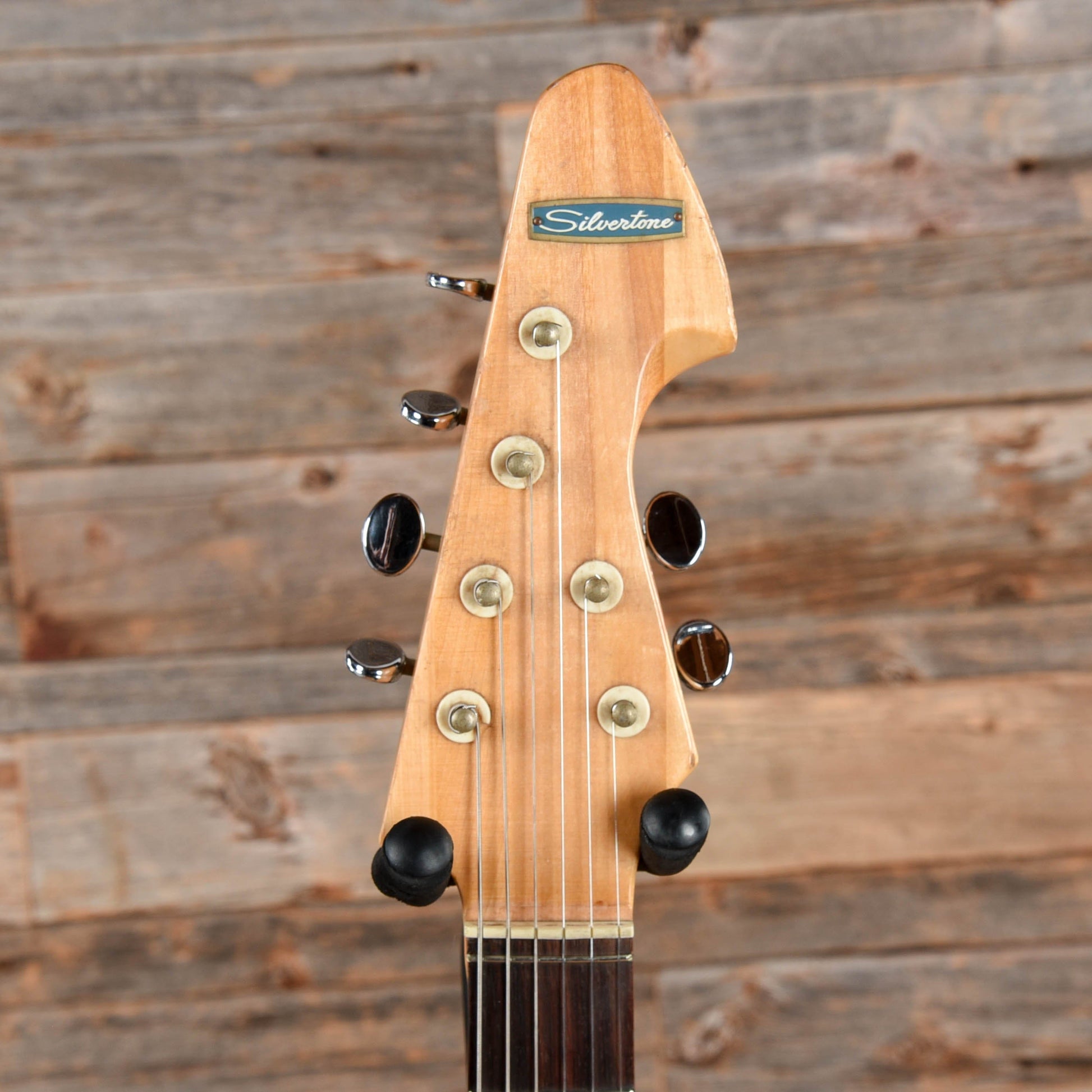 Silvertone Model 1437 Sharkfin Sunburst 1970s Electric Guitars / Solid Body