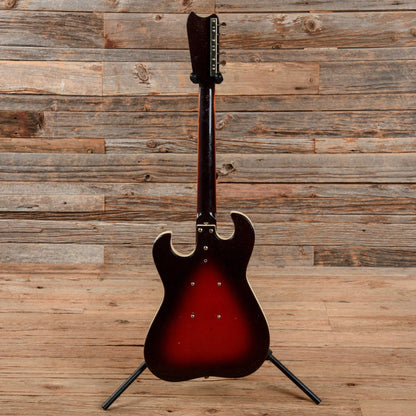Silvertone Model 1457 Amp-In-Case Red Burst Sparkle 1960s Electric Guitars / Solid Body