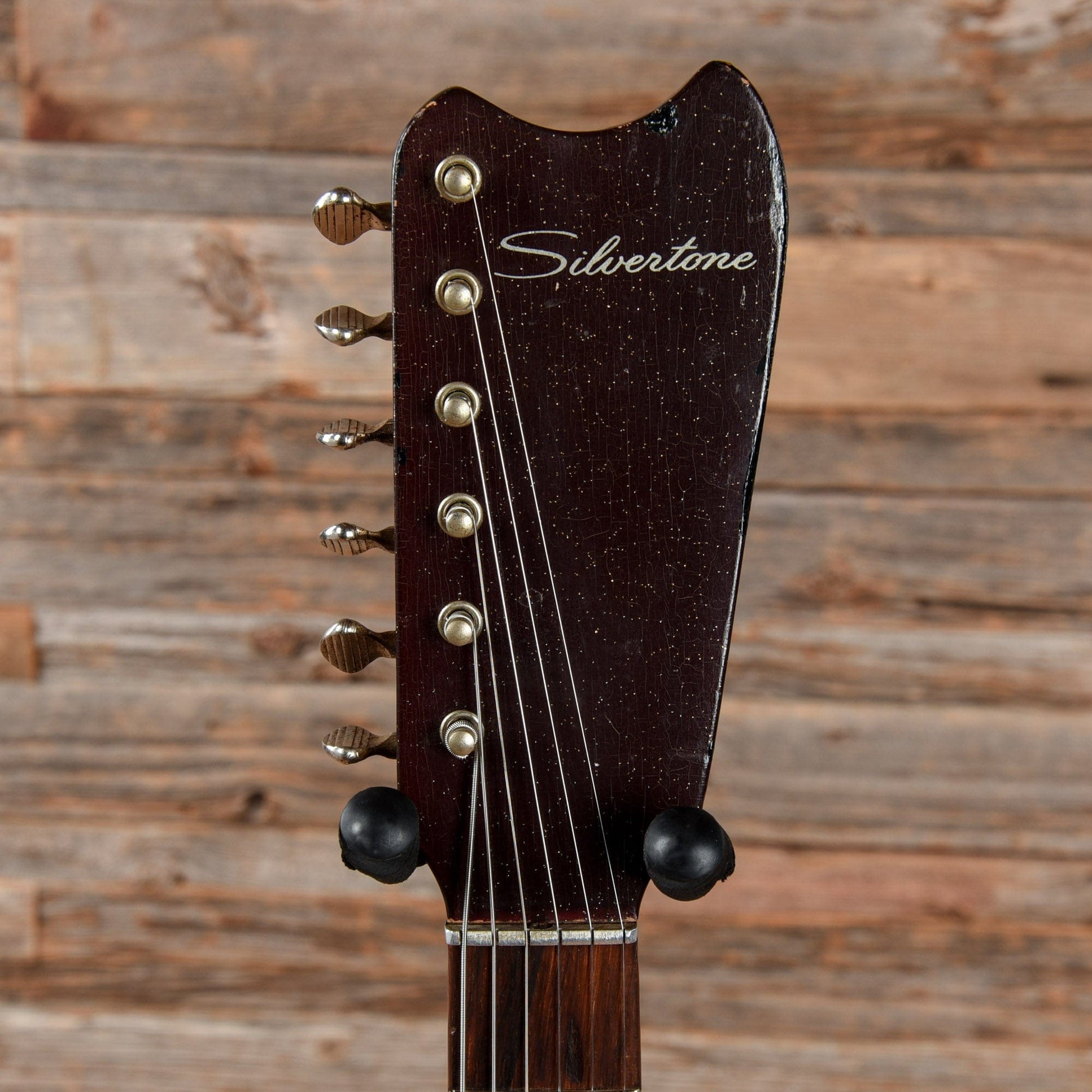 Silvertone Model 1457 Amp-In-Case Red Burst Sparkle 1960s Electric Guitars / Solid Body