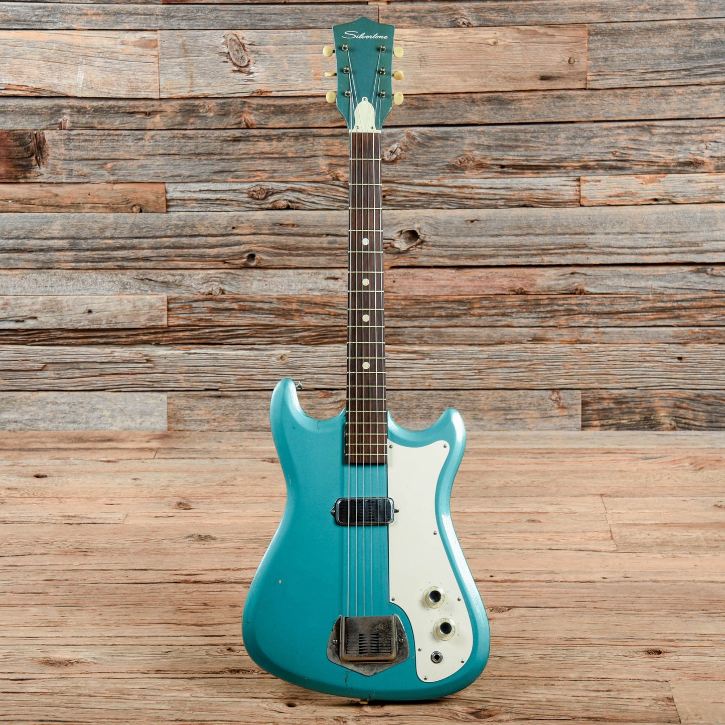 Silvertone Single Pickup Blue 1963 Electric Guitars / Solid Body