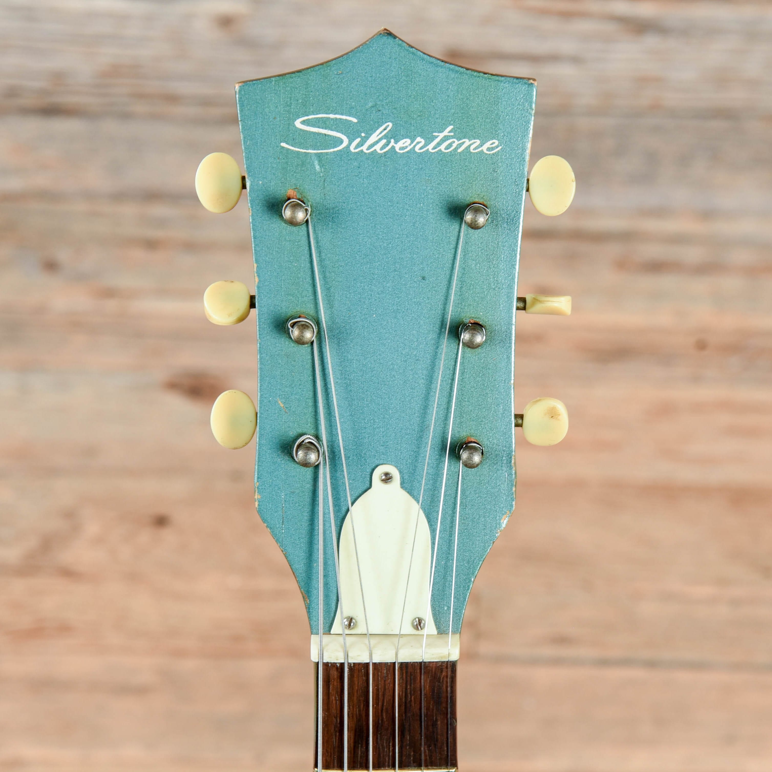 Silvertone Single Pickup Blue 1963 Electric Guitars / Solid Body