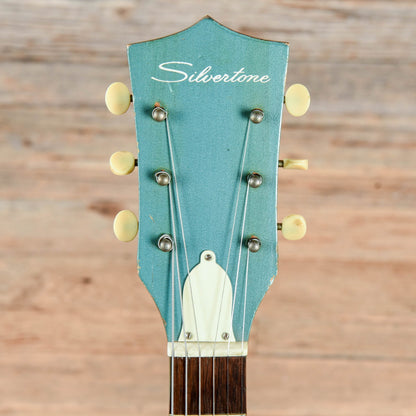 Silvertone Single Pickup Blue 1963 Electric Guitars / Solid Body