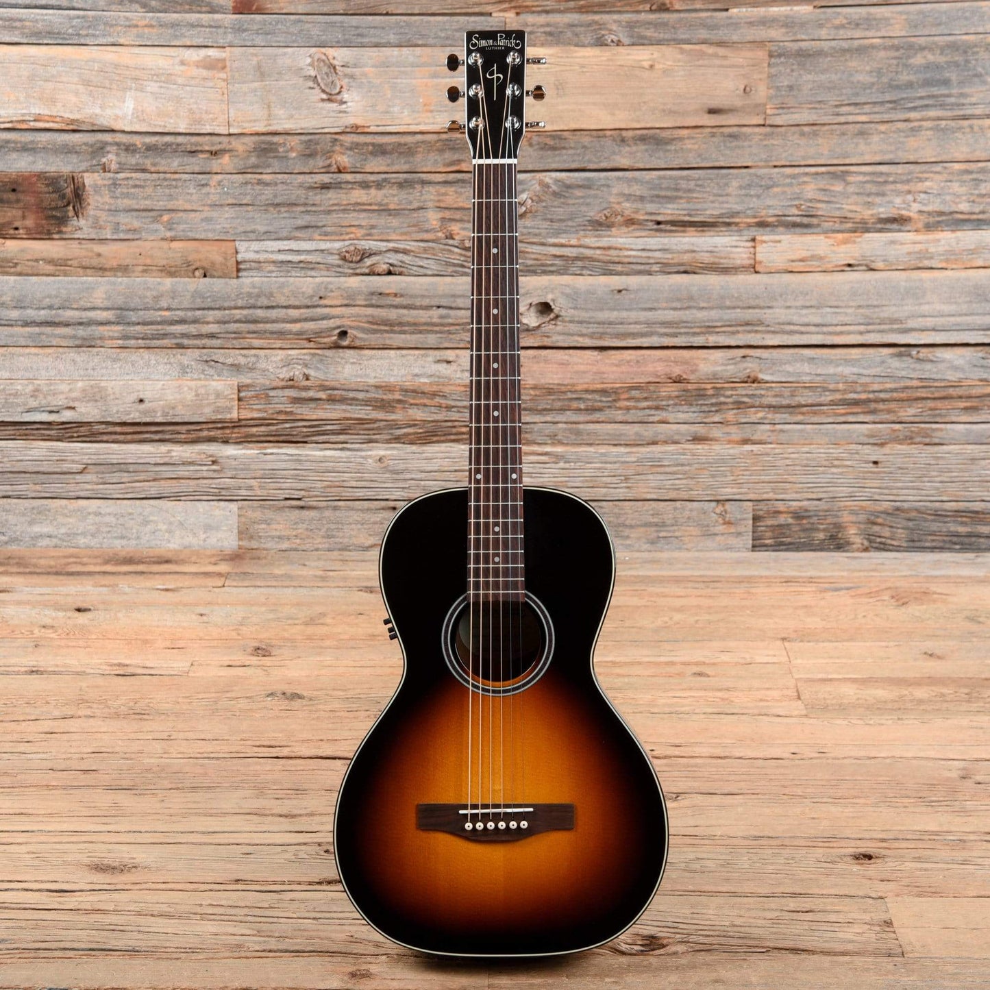 Simon & Patrick Woodland Pro Parlor HG QIT Sunburst Acoustic Guitars / Parlor