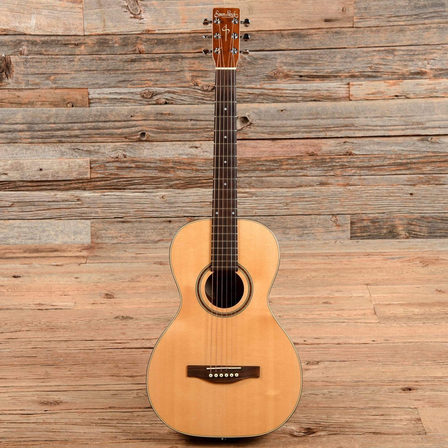 Simon & Patrick Woodland Pro Parlor Natural Acoustic Guitars / Parlor
