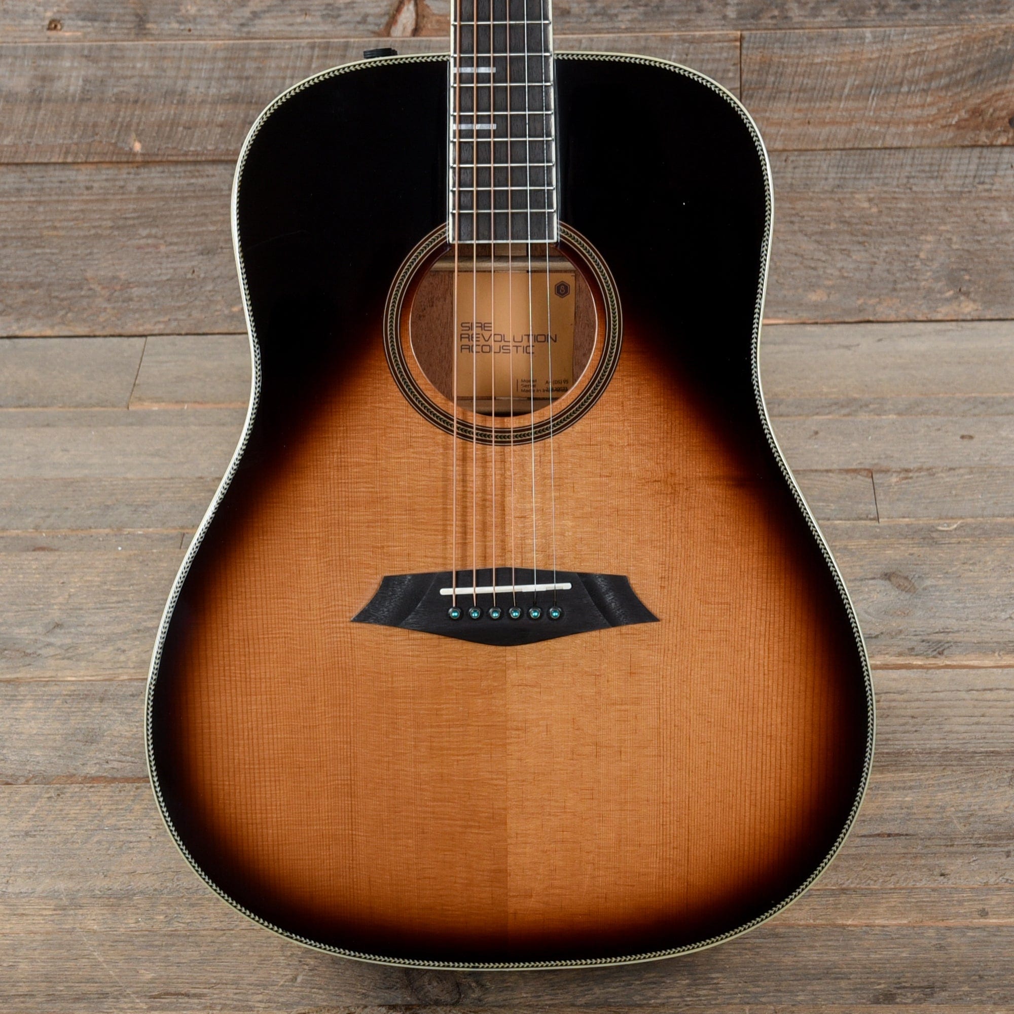 Sire Larry Carlton A4-D Dreadnought Roasted Spruce/Mahogany Vintage Sunburst Acoustic Guitars / Dreadnought