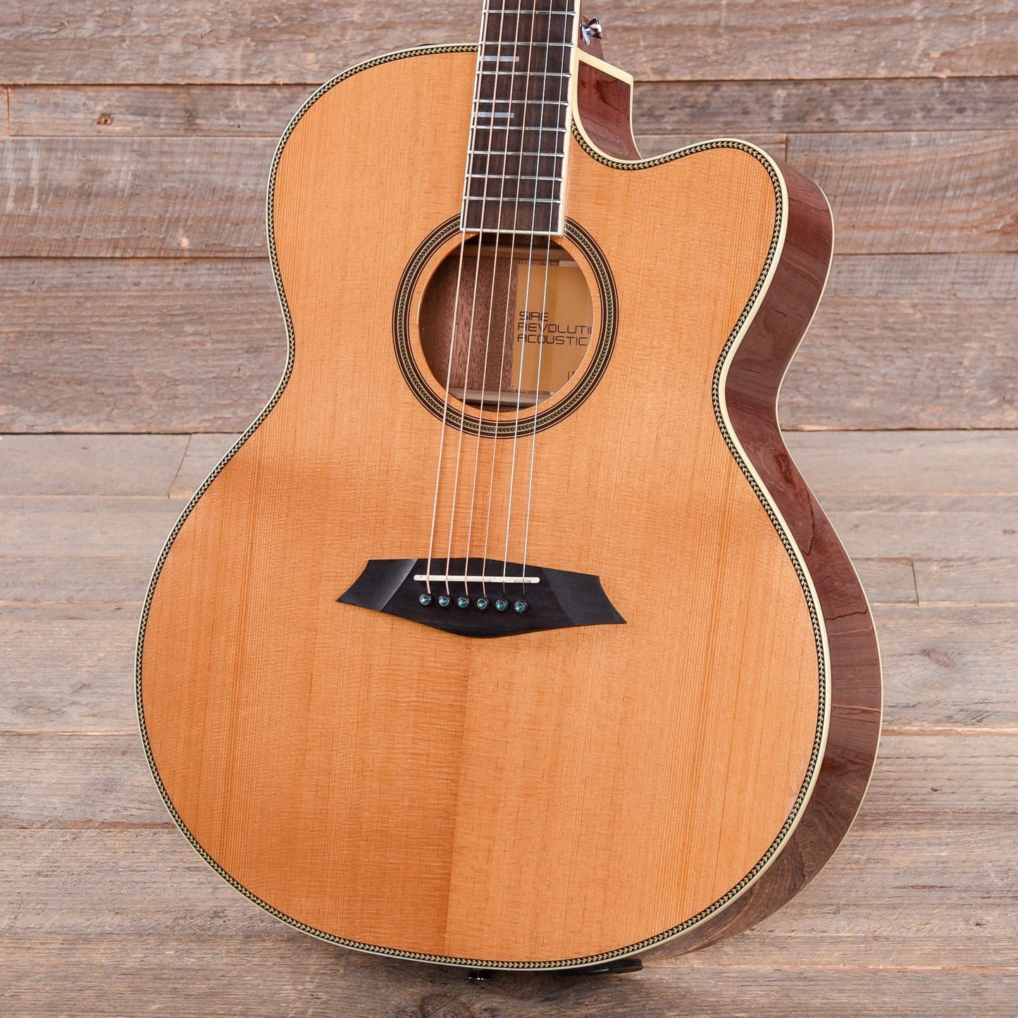 Sire Larry Carlton A4-G GA Cutaway Roasted Spruce/Mahogany Natural Acoustic Guitars / Dreadnought
