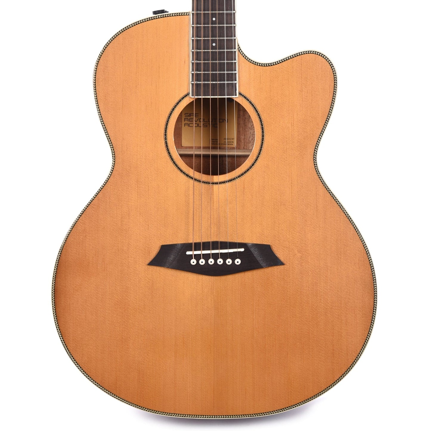 Sire Larry Carlton A3-G GA Cutaway Spruce/Mahogany Natural Acoustic Guitars / OM and Auditorium