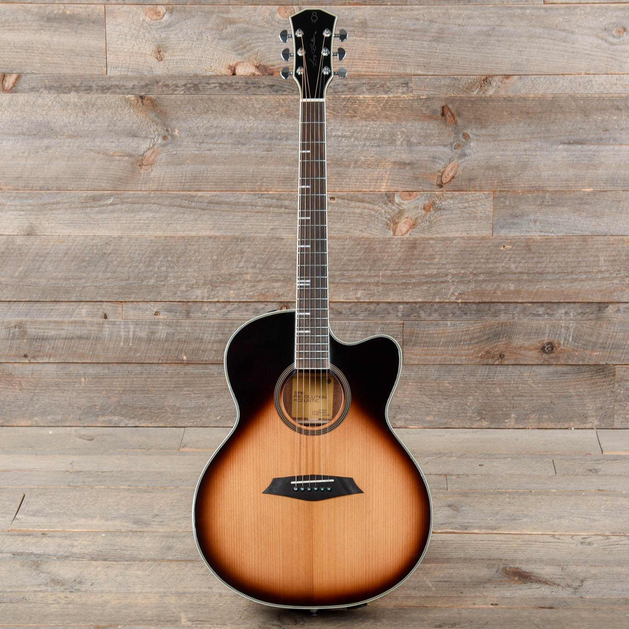Sire Larry Carlton A4-G GA Cutaway Roasted Spruce/Mahogany Vintage Sunburst Acoustic Guitars / OM and Auditorium